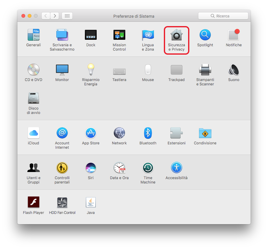 Installazione su macOS - 1
